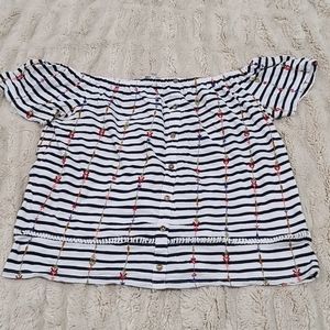 EUC Lucky Brand Off the Shoulder Top